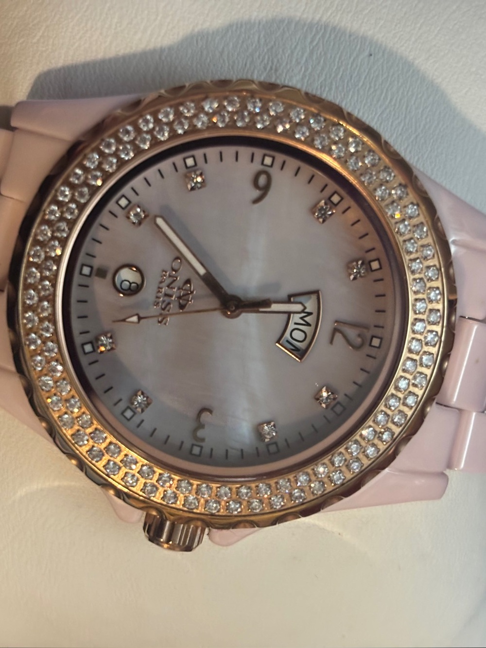 ONISS Paris ceramic watch and excellent condition